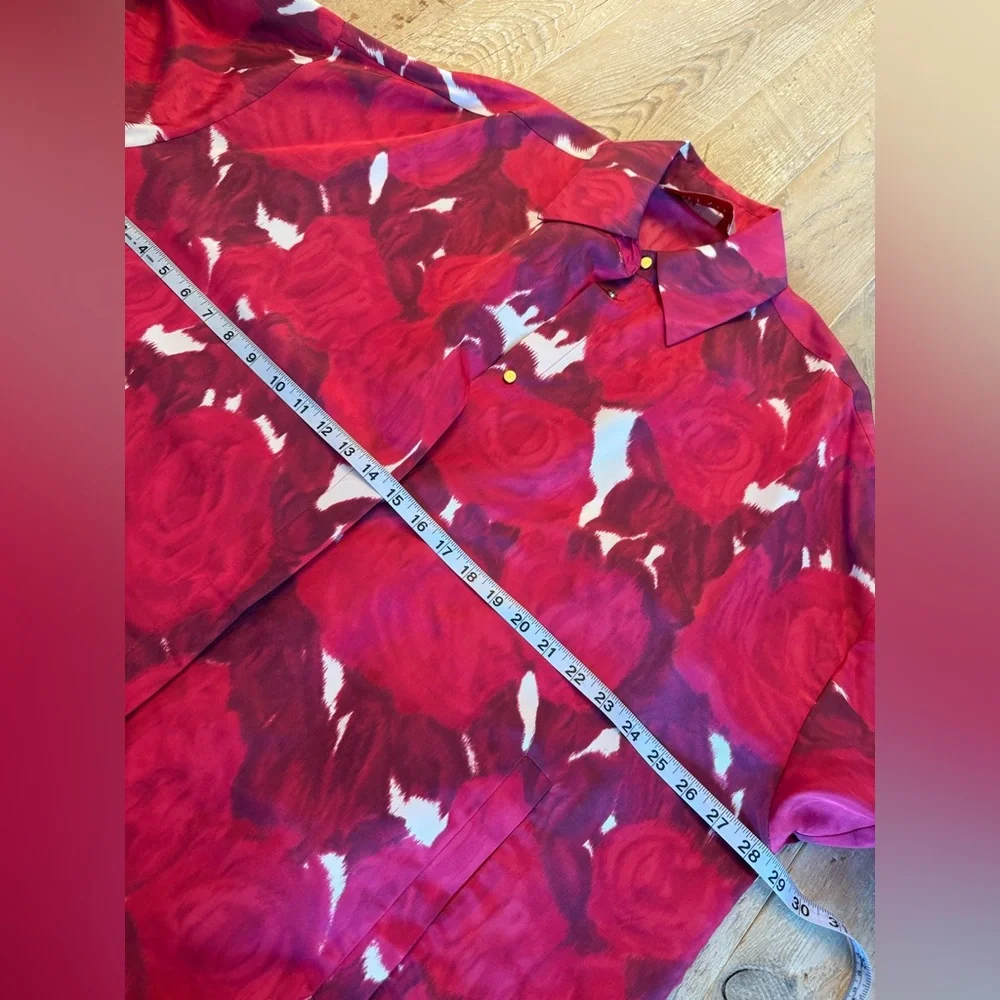 VALENTINO GARAVANI
Rose-Print Button Down Shirt Jacket It38 NWT - Picture 10 of 14